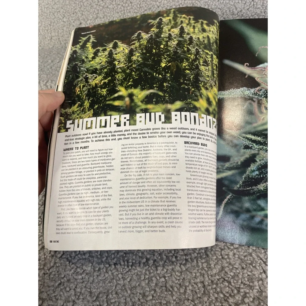 High Times Pauly Shore Summer‎ Planting Guide July 2003 Magazine